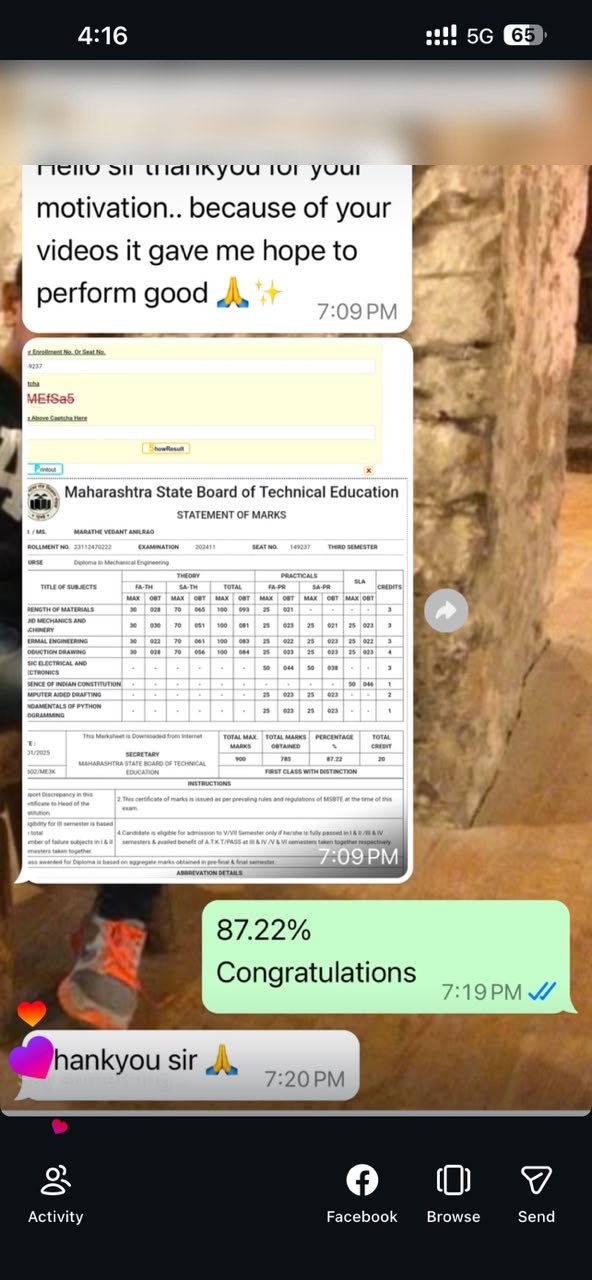 Student result 7